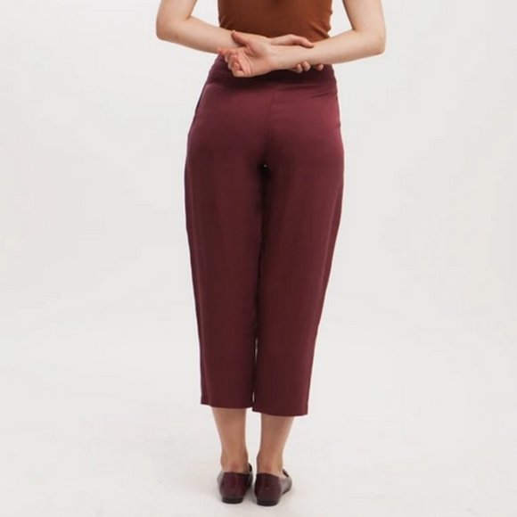 * SOLD* Amanda Moss Peggy Pant merlot - Picture 2 of 11